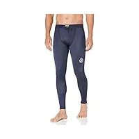 skins series-3 performance compression travel and recovery tights pantalon, bleu marine, m homme