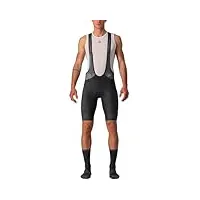 castelli endurance 3 bibshort shorts men's, black white, l