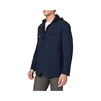 hackett london strch txture w/hood veste, bleu marine (595), 34 cm homme