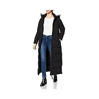 calvin klein modern sorona xl coat manteau long, ck black, xs femme