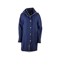 love moschino hooded coat manteau, bleu, 48 femme