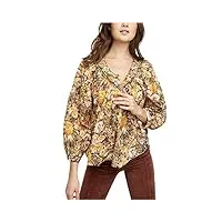 free people cool meadow printed top midnight combo sm (women's 4-6)