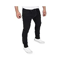 wotega jean homme slim jeans hommes alistar - jeans coupe e pour hommes regular fit, noir (black meteorite 2r194008), w29/l30