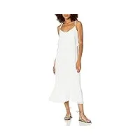 bcbgmaxazria robe longue sans manches pour femme - blanc - taille xs