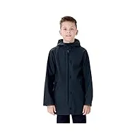 maoo garden garçons veste pluie légère enfants imperméable manteau coton doublure capuche coupe-vent 2111 marine 13-14y