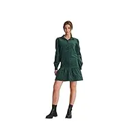 na-kd mini robe en velours côtelé décontractée, vert, 44 femme