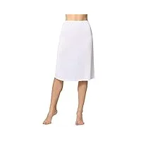 bellivalini jupon sous robe jupe lingerie sous-vêtements femme me4141 (blanc, m)