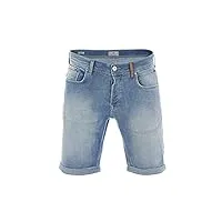 ltb - corvin - short pour homme - en coton denim - bleu foncé - noir et gris - tailles : s/m/l/xl/xxl/3xl/ 4xl/5xl, gino undamaged wash (50721), m