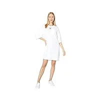 puma robe t-shirt classics blanc, l femme