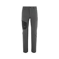millet wanaka ii stretch pantalon de randonnée homme, 9573 dark grey/black, l