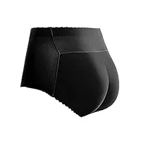 ukkd culotte gainante sous-vêtements push up mottock shaped shape butt shamper hip shaker-mid-waist black,s