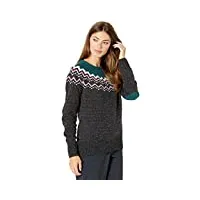 fjallraven Övik knit sweater w pull, vert arctique, s femme