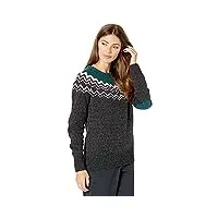 fjallraven Övik knit sweater w pull, vert arctique, m femme