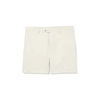 hackett london cotton linen shorts, grey (rainy day), 40 homme