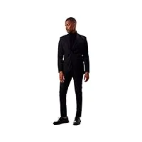 jack & jones blazer croisé et pantalon de tailleur jprsolaris costumes super slim fit black 48 black 48