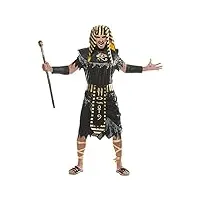 snailify costume égyptien antique pour hommes costumes de pharaon empereur tenue de déguisement historique noir or m