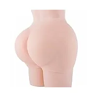 zwsm full silicone panty fesses hanches body shaper enhancer butt lifter contrôle shorts,skin tone,1500g