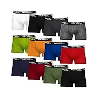 merish lot de 8/12 boxers pour homme, taille s à 5xl, sous-vêtements rétro 213 + 218, 213c lot de 12 boxers multicolores, xxxl