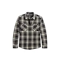 harley-davidson chemise à carreaux vintage pour homme - 96197-21vm, multicolore, xx-large