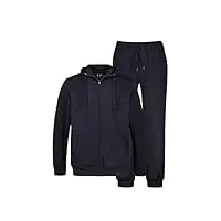 jp 1880, homme, grande, jogging, veste et tuyau, taille bis gr. 8xl cardigan pull, bleu, 6xl plus