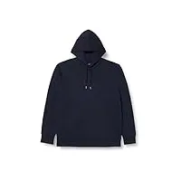 gant reg tonal shield hoodie sweatshirt capuche, evening blue, 5xl homme
