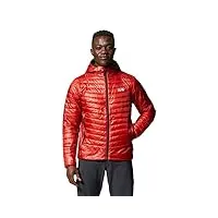 mountain hardwear sweat capuche standard ghost shadow pour homme, rouge d sert, taille s