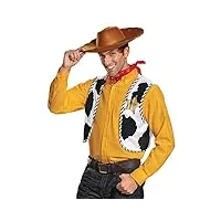 disguise deguisement officiel kit accessoire deguisement woody adulte, deguisement toy story adulte, costume woody, deguisement cowboy homme chapeau de cowboy déguisement carnaval mardi gras