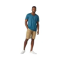 mavi men's noah mid rise shorts, british khaki twill, 31