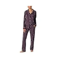 schiesser pyjama lang ensemble de pijama, lilas, 42 femme
