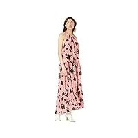kate spade new york robe bicolore col montant pour femme, rose uni, taille xl