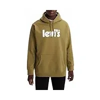 big & tall graphic hoodie homme martini olive (vert) 1xl -