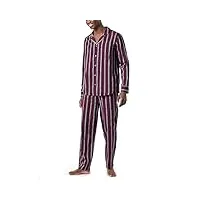 schiesser pyjama long ensemble de pijama, lilas, 52 homme