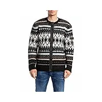 replay uk8517 cardigan, 010 multicolore, l homme