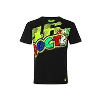 valentino rossi the doctor t-shirt homme, noir, m