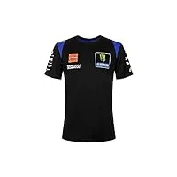 vr46 réplique yamaha monster team 2022 t-shirt, noir, xxl homme
