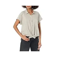 splendid women's paige fashion top shirt, fawn, medium