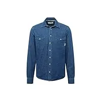 blend t- shirt-pp noos chemise, 200292_denim dark blue, xl homme