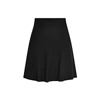 only onlsalina skirt knt noos mini jupe, noir, s femme