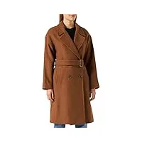 naf naf amaxine manteau, golden brown, 40 femme