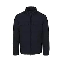 gant d1. channel quilted windcheater, evening blue, xl homme