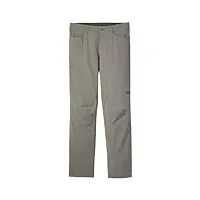 outdoor research pantalon ferrosi pour homme, entrejambe 86,4 cm, pantalon d'escalade et multi-sport, étain, 46