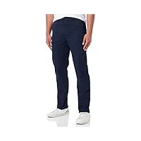 whitelisted pantalon chino classique, bleu foncé, 36w x 32l homme