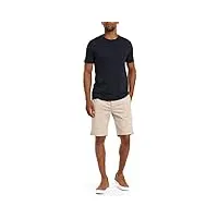 mavi men's simon mid rise shorts, latte summer stripe, 30
