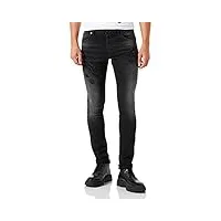 just cavalli pantalon 5 poches pour homme jeans, 900 noir, 38