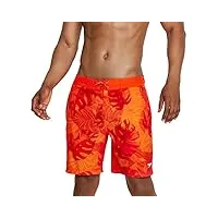 speedo short de bain avec imprimé bondi maillot, palm spicy orange 45,7 cm, m homme