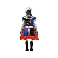 relibeauty déguisement chevalier enfant costume médiéval noble 3-4ans, 100