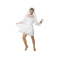 snailify hommes drôle mariée costume adultes sexy robe de mariée dentelle voile cosplay tenues