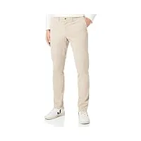 hackett london texture chino pantalon, brown (taupe), 37w/34l homme