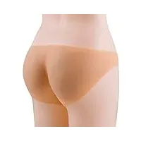 aolf culotte gainante en silicone pour fessiers et hanches - sous-vêtements en silicone pour femme - contrôle des hanches - coussinet rond - taille basse, chair, xxl