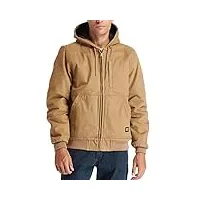 timberland gritman veste à capuche en toile doublée - couleur blé foncé - taille 4xl